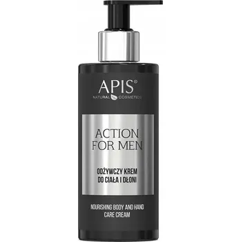 Tělový krém Apis Action For Men vyživující krém na tělo a ruce 300 ml