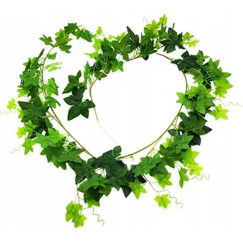 umělá květina BioPlantIvy Umělý Břečťan dlouhý girlanda větvička Rostlina do terária 2 m