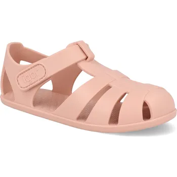 Dívčí obuv Barefoot dětské gumové sandály Igor - Nemo Solid Maquillaje/soft pink růžové Velikost: 26