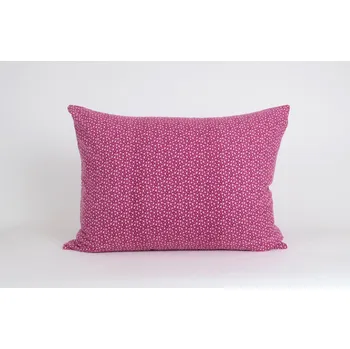 Povlečení JAN peří Povlak na polštář 50x60/70x50/70x90 cm - flanel - drobná kytička na vínové - Povlak na polštář 50x60 cm - flanel - drobná kytička na vínové