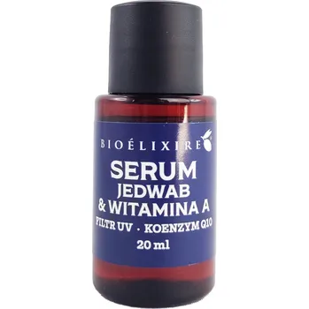 Vlasová regenerace Bioelixire hedvábí na vlasy s vitamínem A, UV filtrem + Koenzym Q10 - vlasové sérum, 20ml