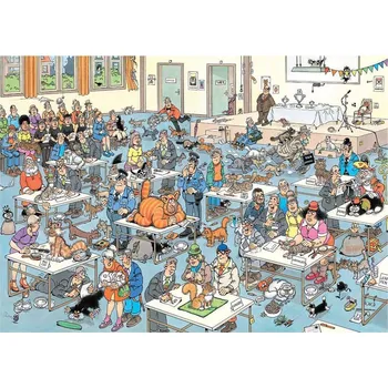 Puzzle JUMBO Puzzle JvH Kočičí přehlídka 1000 dílků