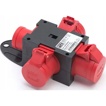 Elektrická zásuvka Elektrická Zásuvka rozbočka Pce červená (červený)