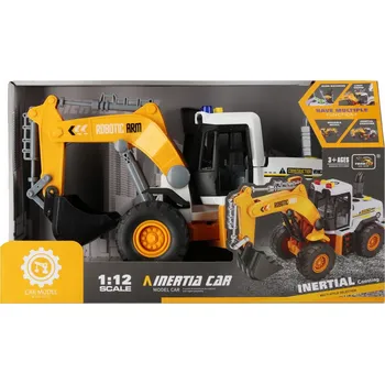 autíčko Stavební stroj Funkční bagr MEGA CREATIVE 569217