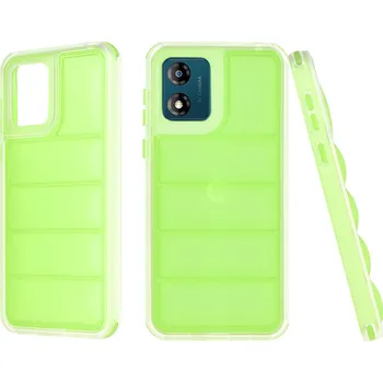 Pouzdro na mobilní telefon Techsuit Wave Shield Motorola Moto E13 Zelená