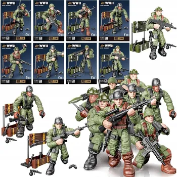 FIGURKA VOJÁKA S PŘÍSLUŠENSTVÍM