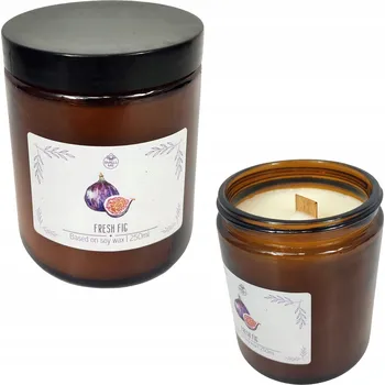 Svíčka VOŇAVÁ SVÍČKA SÓJOVÁ SMELL ME FRESH FIG 250ml 40h PAVONCELLA