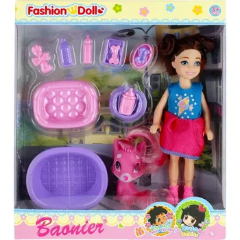 Panenka Panenka 15 cm s příslušenstvím Mega Creative 481503