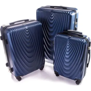 RGL Sada pevných kufrů z ABS 663, 188 l