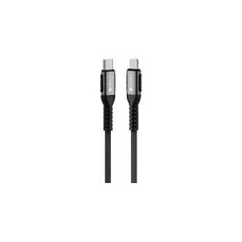 Datový kabel nabíjecí a datový kabel ForCell F-Energy C259 USB-C/Lightning PD 3A 27W černá 0,25m černá C259