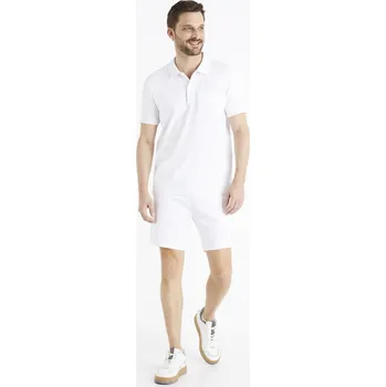 Pánské oblečení Pánské šortky Celio Celio bílá 2275611
