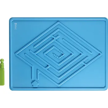 Dřevěná hračka Nathan Grafomotorická tabulka Kouzelné stopy 1