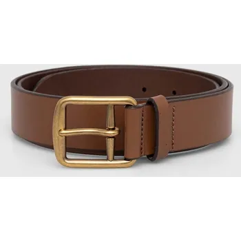 Opasek Kožený pásek Polo Ralph Lauren 405913732 hnědá 88X, vel. 105