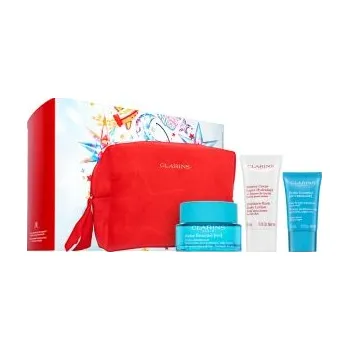 Pleťový krém Clarins Hydra-Essentiel sada pro péči o pleť Collection 50 ml + 30 ml + 15 ml
