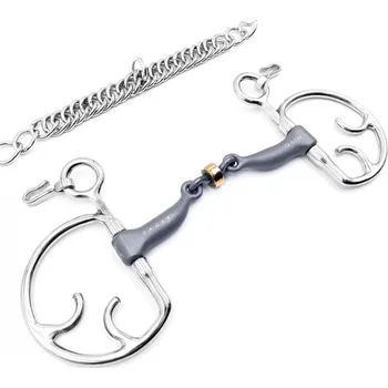 Udidlo pro koně Udidlo Thiedemann dvakrát lomené Titanium Sally Fager 14,5 cm