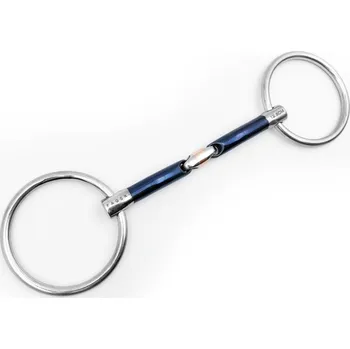 Udidlo pro koně Udidlo stihlové dvakrát lomené Sweet Iron John Fager 11,5 cm, Tloušťka: 12 mm