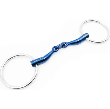 Udidlo pro koně Udidlo stihlové dvakrát lomené Titanium Carl Fager 13,5 cm