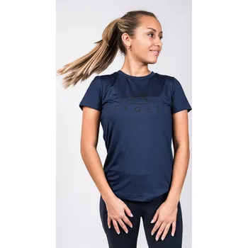 Dámské tričko FAGER Tričko s krátkým rukávem Fia Fager, navy XS