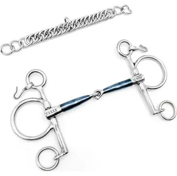Udidlo pro koně Udidlo Baby Pelham jednou lomené FSS™ Sweet Iron Anna Fager 14,5 cm