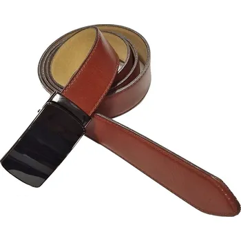 Opasek Belts 35-020-A18-48 pánský luxusní kožený společenský opasek s plnou sponou hnědý