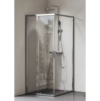 Ravak Blix II sprchový kout 90 cm, Transparent, chrom NBLRV2-90