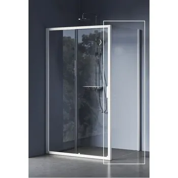 Ravak Blix II Boční stěna 100 cm, Transparent, bílá matná 9BMA0E00Z1 NBLPS-100