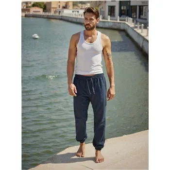 Pánské kalhoty Sinsay - Kalhoty joggers - námořnická modrá - 007EV-59X - 007EV-59X-L