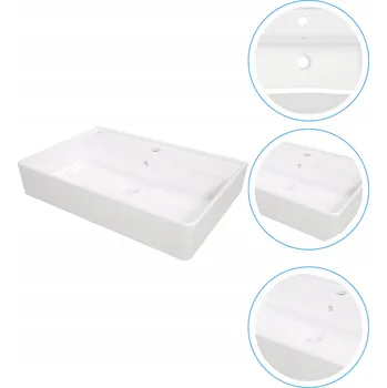 Umyvadlo Umyvadlo na desku obdélníkové Deante 61 cm bílé