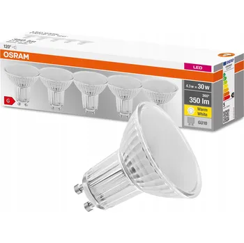 Žárovka LED žárovky Osram GU10 4,3 W 5 ks