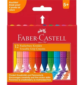 Kresba Voskovky Faber-Castell Grip trojúhelníkové, 12 barev