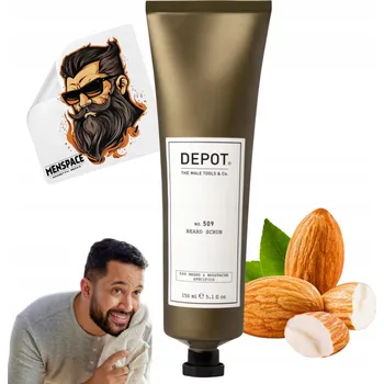 Depot 509 Peeling na vousy - Čisticí peeling na vousy 150 Ml