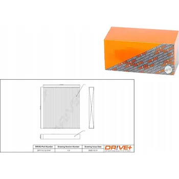 Kabinový filtr Dr!ve+ DP1110.12.0147 Filtr kabiny, ventilace
