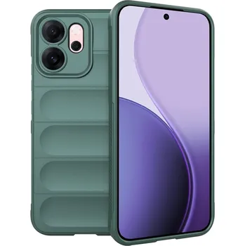 Pouzdro na mobilní telefon Techsuit Magic Shield pro Oppo Reno14 F Reno14 FS 5G zelený