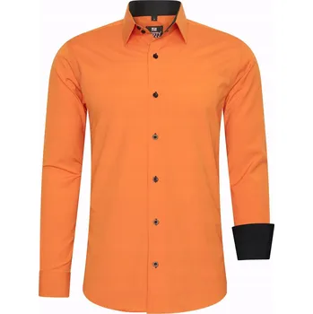 Pánská košile RUSTY NEAL košile pánská R-44 dlouhý rukáv slim fit, velikost XL