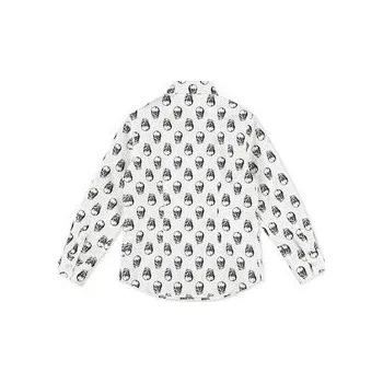 Pánské oblečení PHILIPP PLEIN Košile 30280 Bílá Basic Fit 4