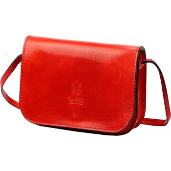 Kabelka Florence kabelka z pravé kůže červená