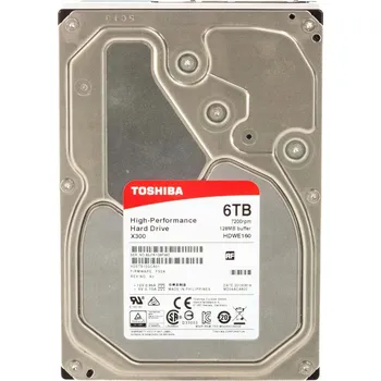 Interní pevný disk TOSHIBA X300 6TB 7200 ot./min 128MB SATA III 3,5" HDD HDETS10GCA51