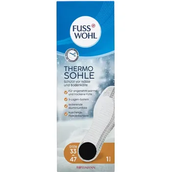 Vložka do bot Fusswohl Termo vložky do bot vel. 33–47