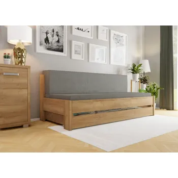 Postel Rozkládací postel Betka Dub Halifax přírodní Bombay 26