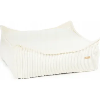 Pelíšek pro psa Útulný pelíšek pro psa kočku 60x60 cm ecru/béžová (manšestr)