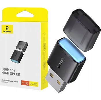 USB síťová karta Baseus BS-OH169 300 Mb/s - černá