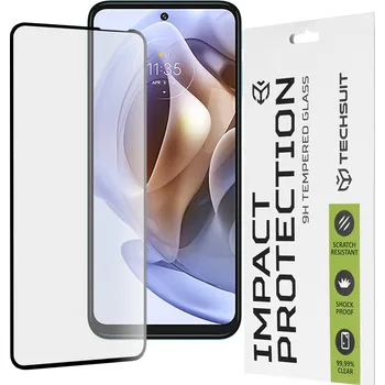 Techsuit 111D Celoplošné lepené sklo Motorola Moto G Black