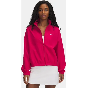 Dámská bunda Dámská bunda Under Armour UA Rival Woven Jacket - Dámské Under Armour červená 3282738