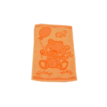 Dětský ručník, méďa oranžový