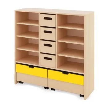 Zahradní úložný box Skříň X + velké dřevěné kontejnery a truhly - CLASSICO