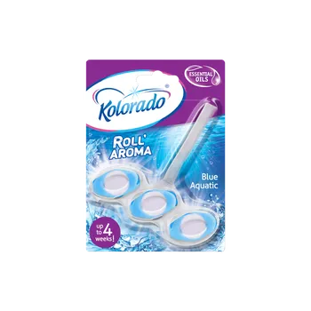 WC čistič Kolorado Roll Aroma Three-Phase Wc blok Blue Aquatic 51 g