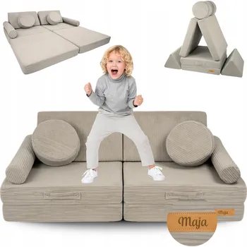 Pohovka Pohovka Flumi Domino 140 x 70 cm manšestr béžová