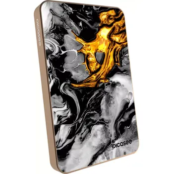 Powerbanka Picasee Powerbanka s MagSafe 5 000 mAh Zlatá - Black Gold 2