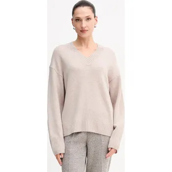 Dámský svetr Svetr s příměsí vlny Marc O'Polo 510609060235 béžová 80X, vel. M