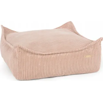 Pelíšek pro psa Útulný pelíšek pro psa kočku 60x60 cm pudrová růžová (manšestr)